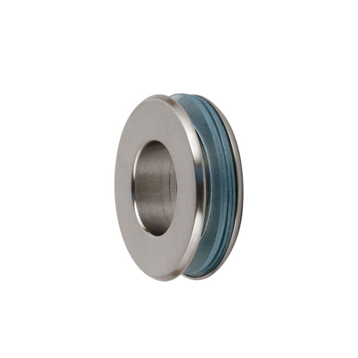 Schuifdeur gesloten rail en crepi glas Schuifdeur gesloten rail en crepi glas