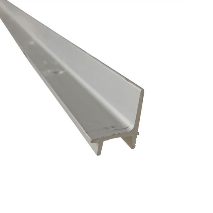 Glasprofiel LU G1 geanodiseerd Glasprofiel LU G1 geanodiseerd