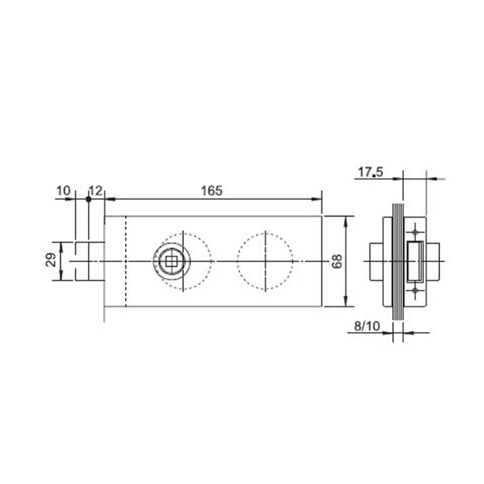 loopslot-enkelwerkende-deur-technische-tekening