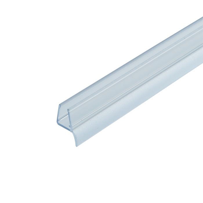 Douchestrip met naar binnen staande zij-lip 135º Douchestrip met naar binnen staande zij-lip 135º