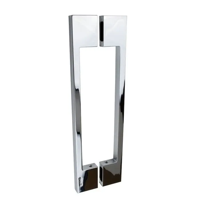 Luxe-douchedeurgreep-glans-chroom
