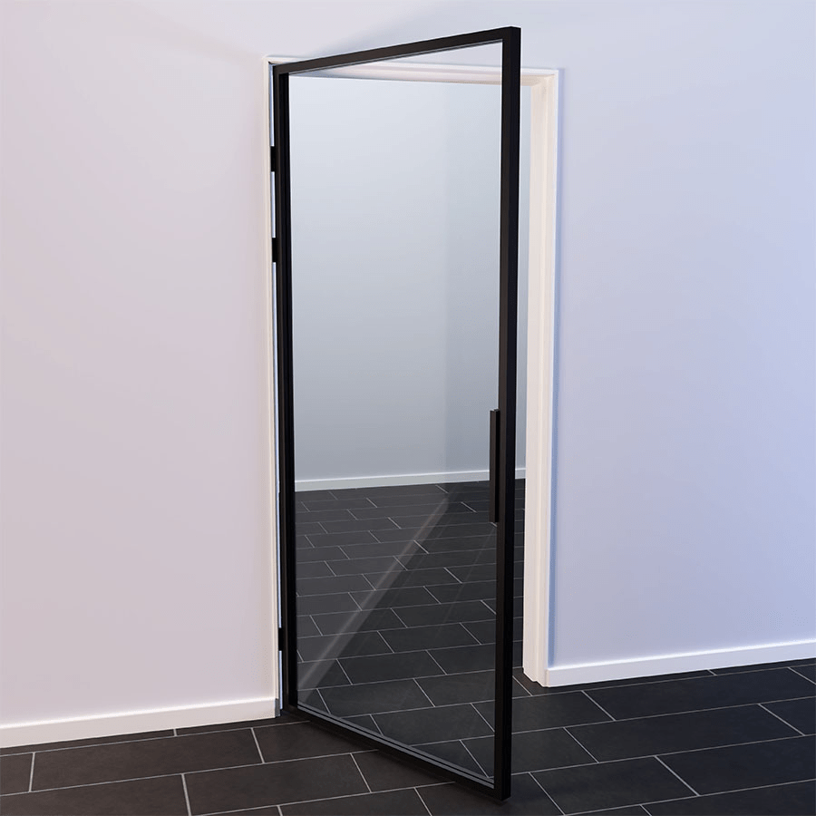 Steellook deur met helder glas - 800 x 2100mm