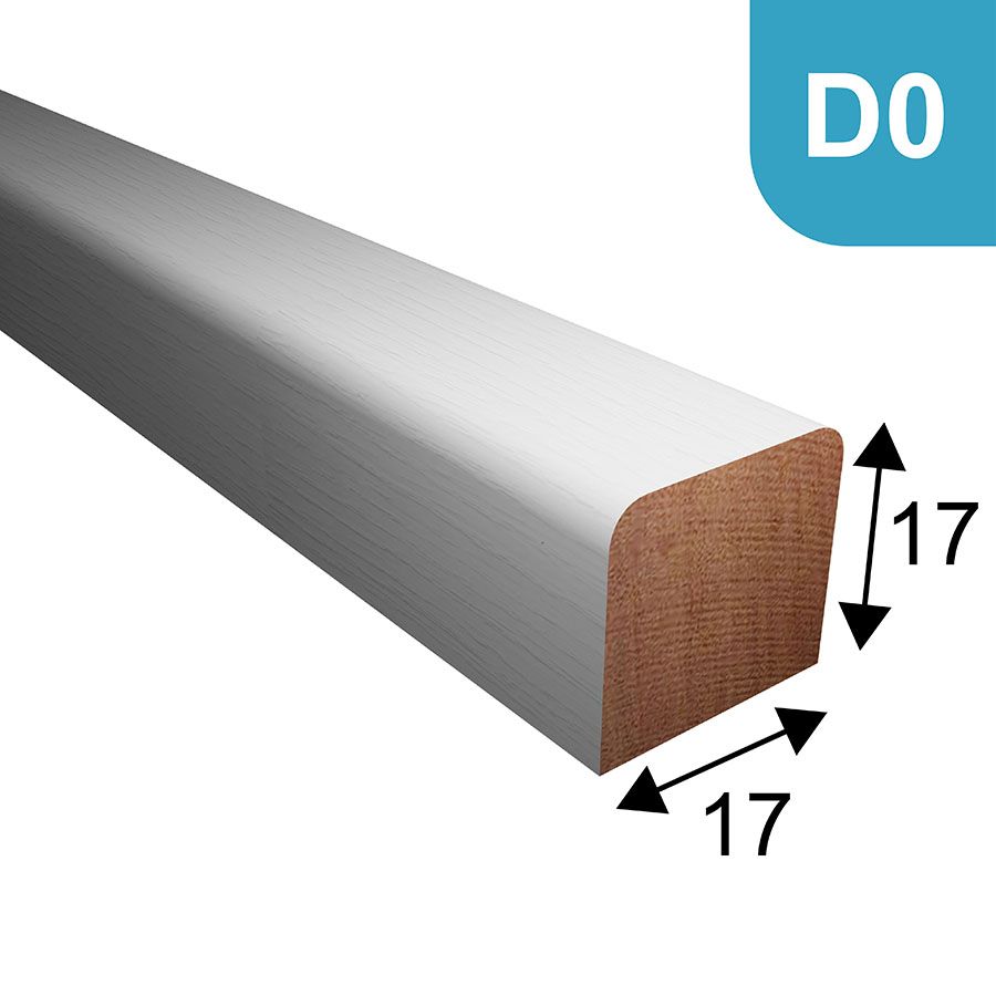 Glaslat model D0 - 17 x 17 mm 