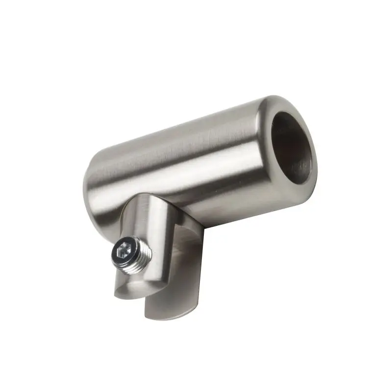 Glasbevestiging draaibaar (6 - 8mm glas) - Glans chroom