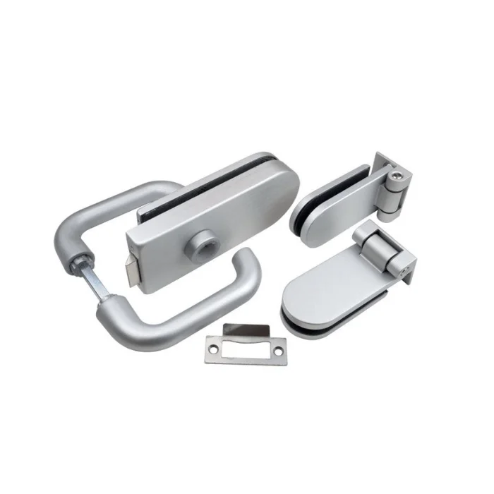 Aluminium afgerond beslagset voor een stompe binnendeur