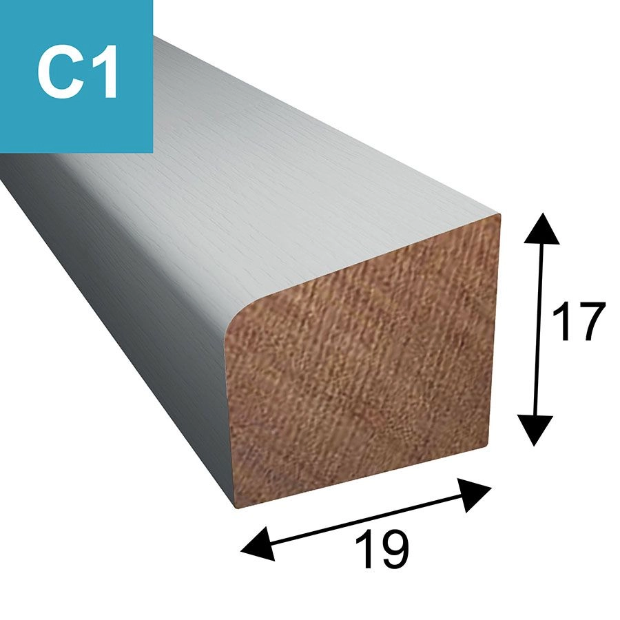 Glaslat model C1 - 17 x 19 mm