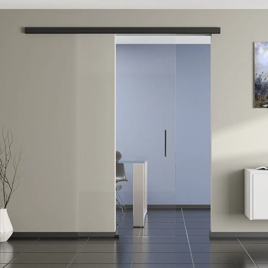 Zwart-Schuifsysteem-helder-glas