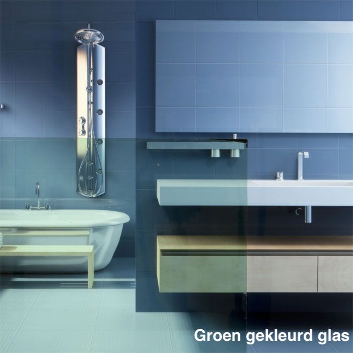 Groen glas, 10mm