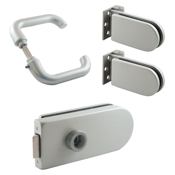 Stompe deur van helder glas Stompe deur van helder glas
