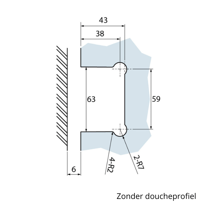 Douchescharnier Estlegno Douchescharnier Estlegno