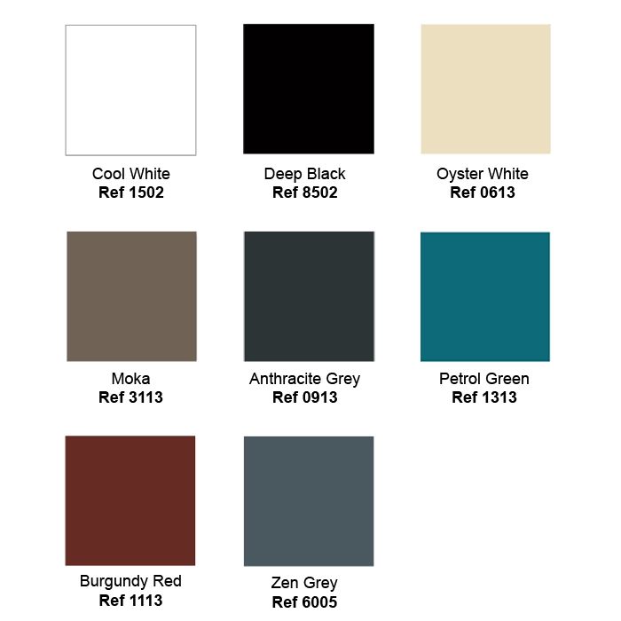 Gekleurd glas (Lacobel-T) Gekleurd glas (Lacobel-T)