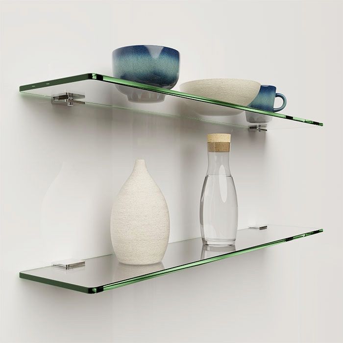 Glazen legplank helder glas Glazen legplank helder glas