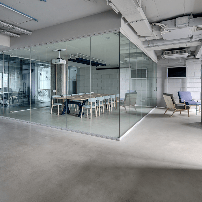 Klikprofiel voor kantoorwanden 