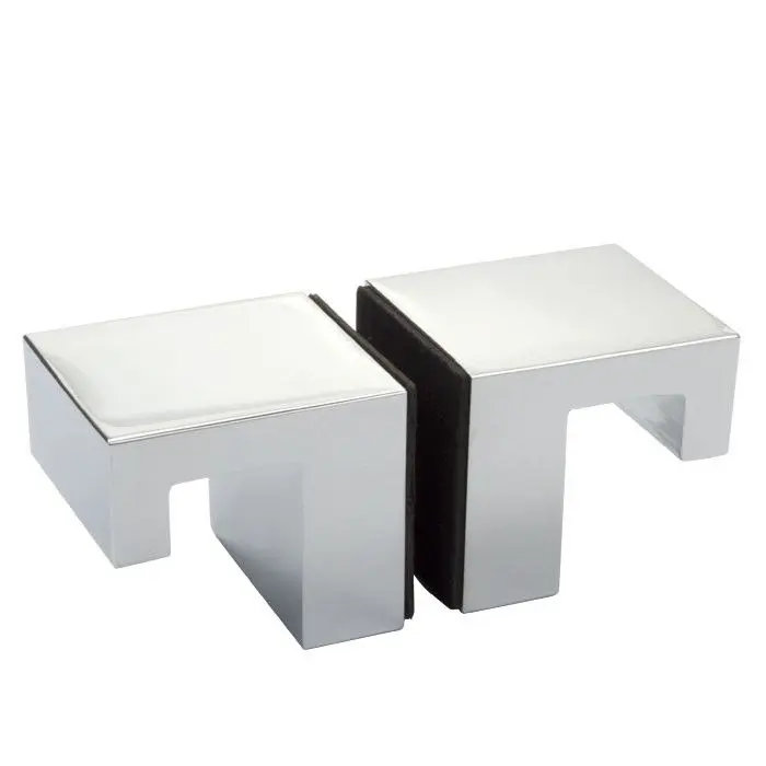 Deurknop-douchedeur-rechthoekig-glans-chroom