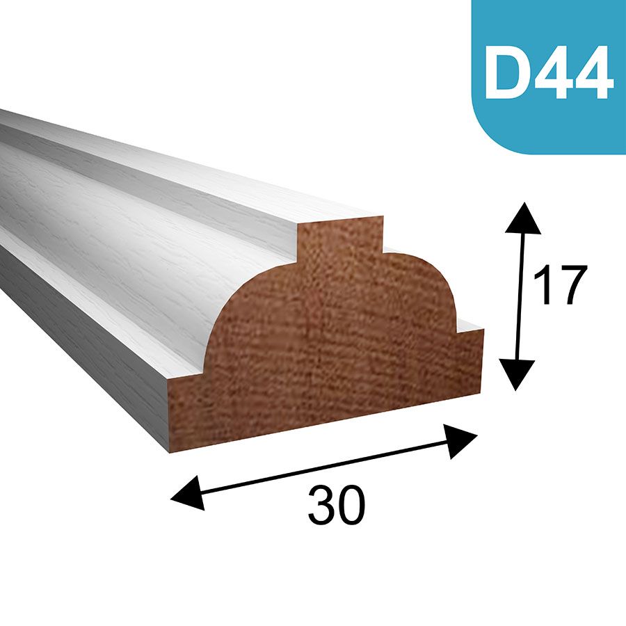 Dubbele duivenjager glaslat model D44 - 17 x 30 mm