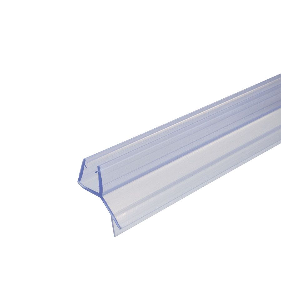Douchestrip met naar binnen staande zij-lip 135º Douchestrip met naar binnen staande zij-lip 135º