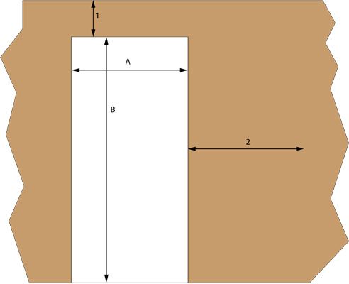 Schuifdeur "Open rail" met chinchilla glas Schuifdeur "Open rail" met chinchilla glas