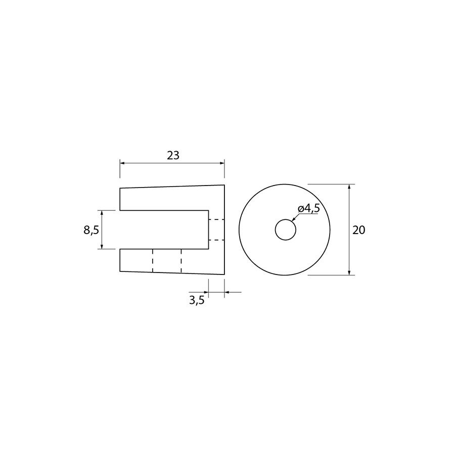 Glasplaatdrager GPD30 Glasplaatdrager GPD30