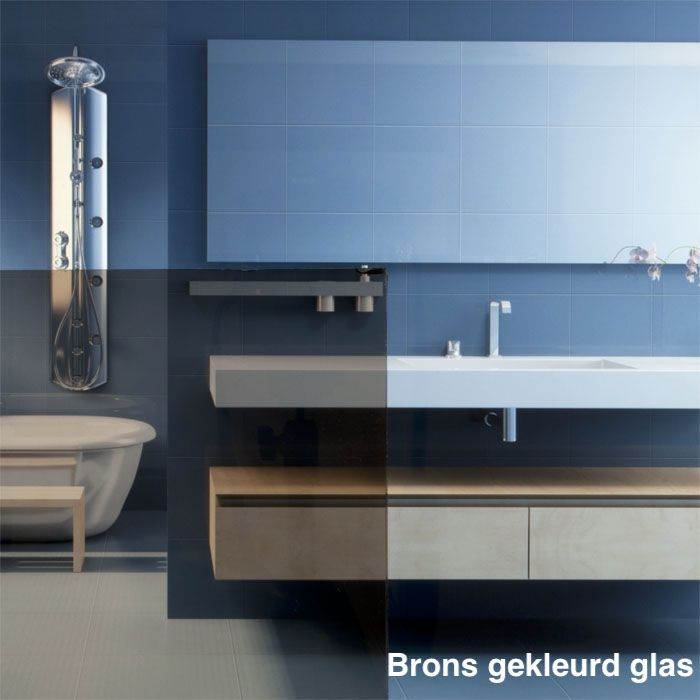 Brons glas, 10mm Brons glas, 10mm