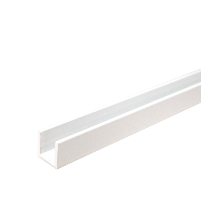 Witte u-profielen RAL9010 mat