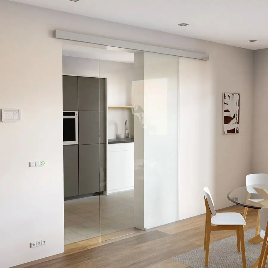 Automatische-schuifdeur-aluminium-helder-glas