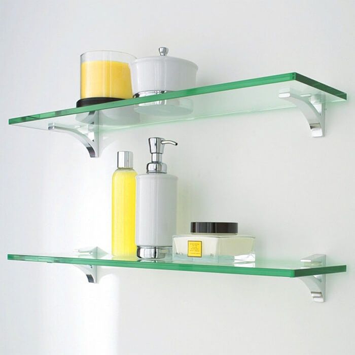 Glazen legplank helder glas Glazen legplank helder glas