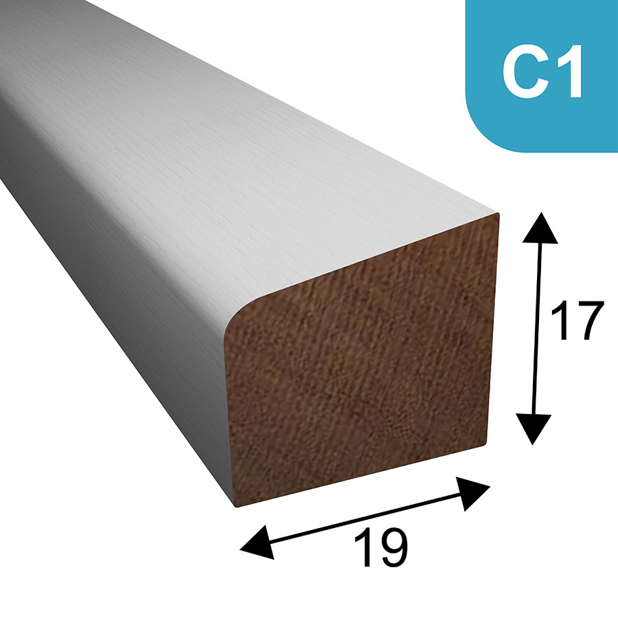 Glaslat model C1 - 17 x 19 mm